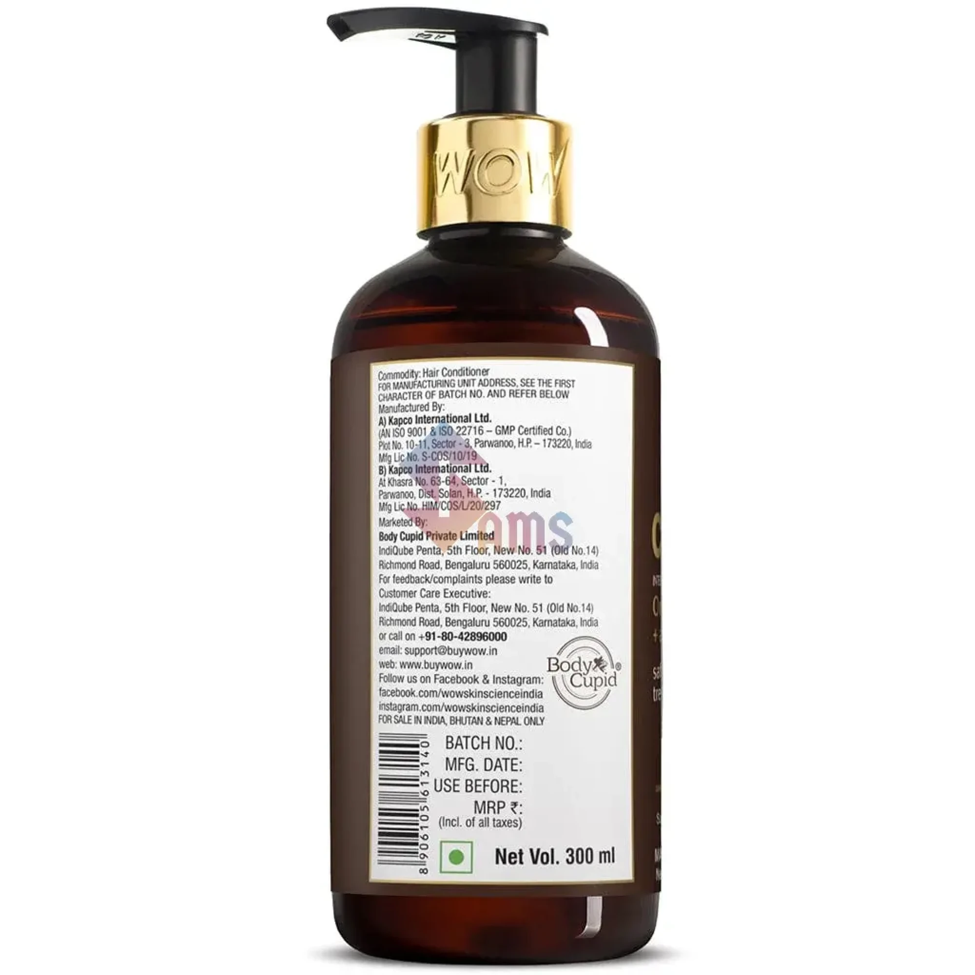 Wow Science Coconut coditioner 1300ml.webp